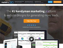 Tablet Screenshot of handymanmarketing360.com